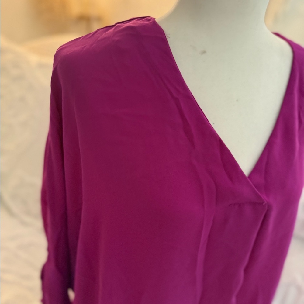 Cynthia Steffe Magenta Blouse